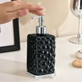 thumbnail image 6 of HomeDM Soap Dispenser, Plastic Hand Soap Dispenser for Bathroom Kitchen 450ml(15oz) Refillable Soap Dispenser Empty Pump Bottles Dispenser Black, 6 of 7