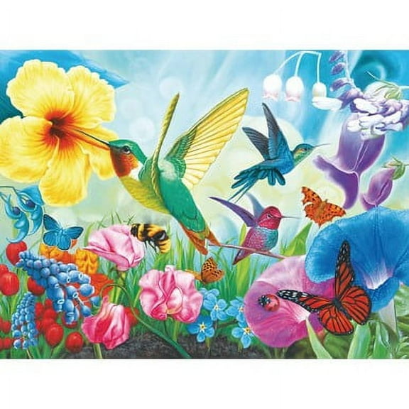 LaFayette Puzzle Factory™ Hummingbird Garden Jigsaw Puzzle