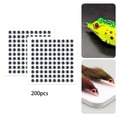thumbnail image 4 of S SERENABLE 200 Pieces Simulation Lure Eyes Artificial Portable Resin Fishing Baits Eyes 4mm, 4 of 9