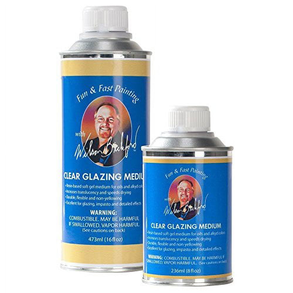 Wilson Bickford Glazing Medium 16 oz. Bottle - Clear
