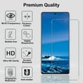 thumbnail image 2 of SINBEE Galaxy A71 Screen Protector +Camera Lens Protector, (3+3 Pack) HD Tempered Glass Film Compatible for Samsung 4G/5G/5G UW,9H Hardness, Bubble Free, Scratch Resistant, Easy Installation, 2 of 7