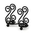 thumbnail image 2 of Spectrum Diversified Scroll Napkin Holder S Design, Black, 2 of 4