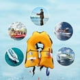 thumbnail image 6 of Inflatable Lifejacket for Adults,Snorkel Vest,Manual Inflation Swim Vest,Adjustable Buckle Lifejacket Fastening Tape Reflective Buoyancy Aid for All Water Sports Kayaking Sailing Fishing, 6 of 9