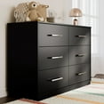 thumbnail image 3 of Graco Essentials 6 Drawer Nursery Double Dresser, Black, 3 of 10