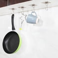 thumbnail image 1 of OULII 15Pcs Super Adhesion Stainless Steel Hooks Punch Free Sticky Hangers with Dimensional Stability, 1 of 8