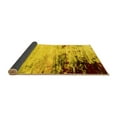 thumbnail image 2 of Ahgly Company Indoor Round Oriental Yellow Industrial Area Rugs, 7' Round, 2 of 4