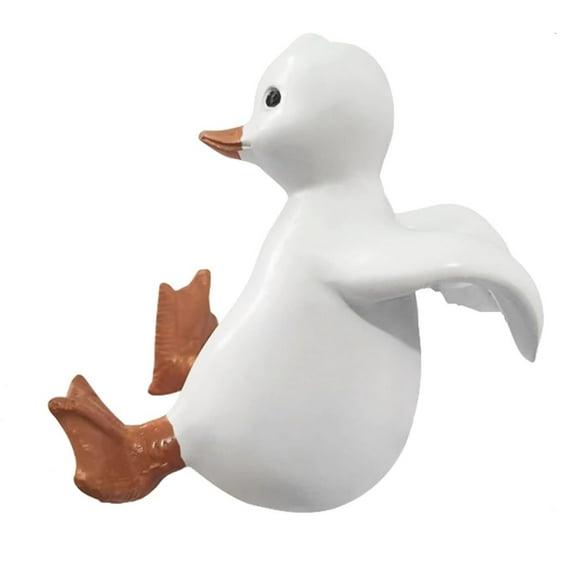 Hxlamzoo Weatherproof Resin Duck Garden Statue – Hand-Painted Outdoor Decor for Gardens, Patio & Unique Gift Idea