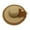 Chain Ribbon Tan, variant on Empire Cove Womens Wide Brim Straw Hat Floppy Sun Hat Panama Fedora Flower Pink