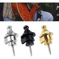 thumbnail image 5 of Guitar Strap Locks Buttons 10pcs/security Strap Locks Metal Quick Release Security Straplocks-silver Sx, 5 of 5