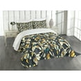 thumbnail image 3 of Ambesonne Trippy Quilted Bedspread Set 3 Pcs, Fractal Formless Mosaic, Queen Size, Multicolor, 3 of 5