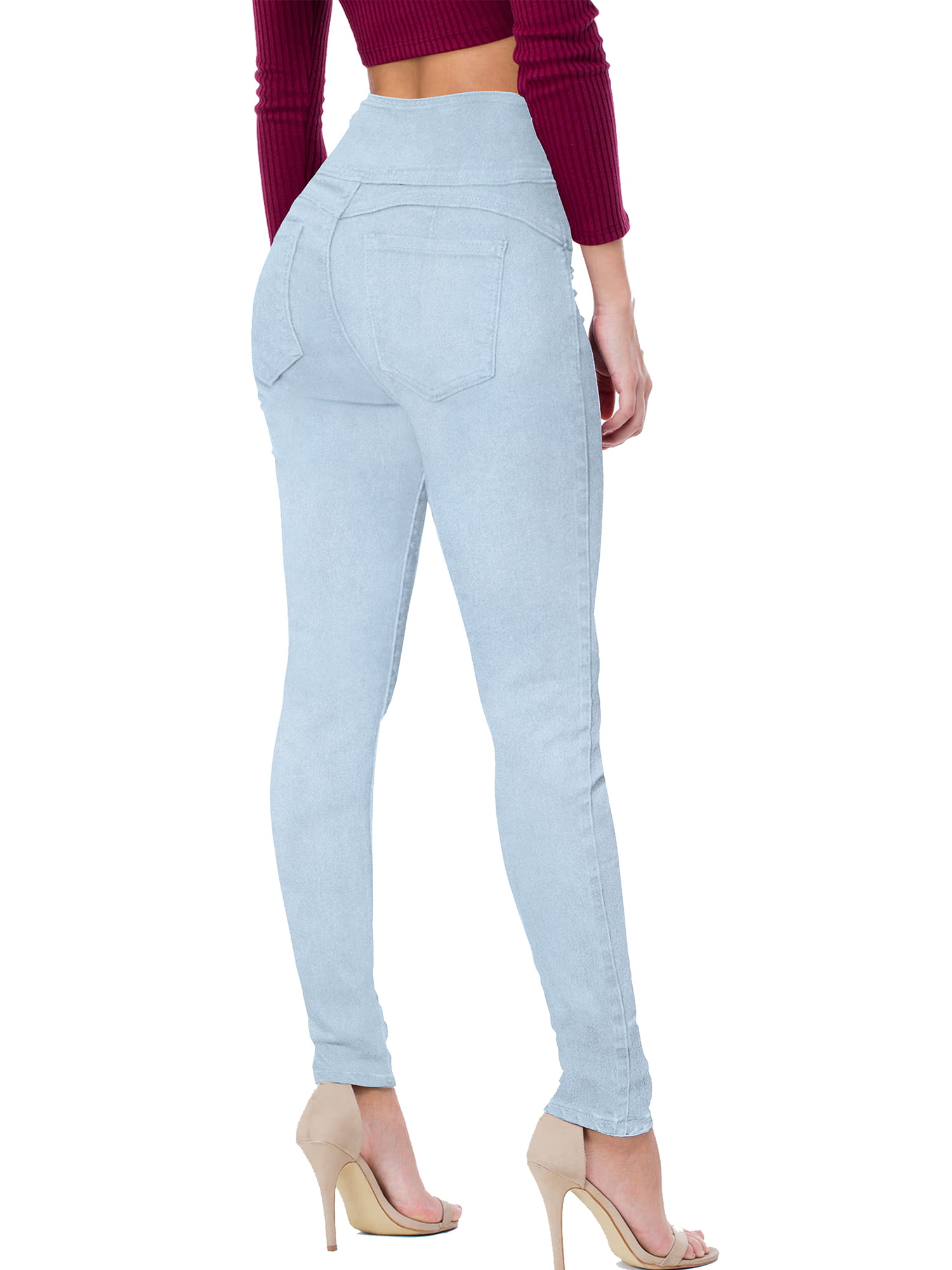 Hybrid & Company Women's Butt Lift V2 Super Comfy Stretch Denim Jeans 