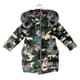 thumbnail image 1 of Abrigo largo de algodón para niña, chaqueta con cuello de piel con estampado de camuflaje grueso de manga larga con capucha, otoño e invierno, 2021, 1 of 3