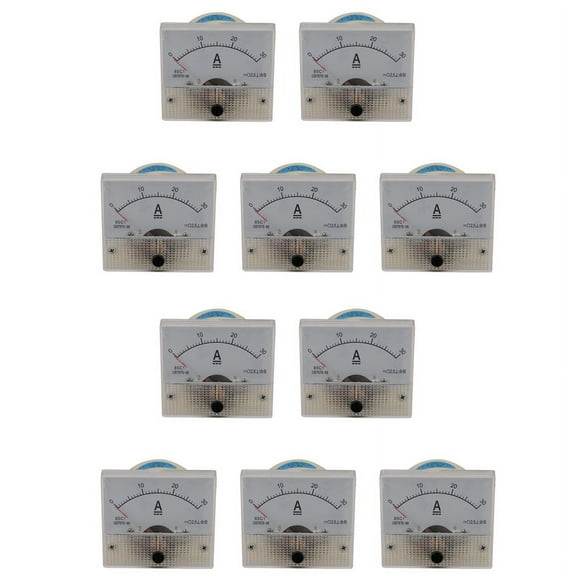 10X 85C1-A Dc Analog Ampere Meter Panel Meter Gauge 30A Amp Gauge Current Mechanical Ammeters