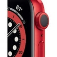 thumbnail image 2 of Restored Premium Apple Watch Series 6 (GPS, 44mm) - Red Aluminum Case with Red Sport Band (Refurbished), 2 of 4