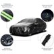 thumbnail image 2 of Car Cover Waterproof Car Cover Against Sun Snow Dust Wind Universal Size (4.4 * 1.8 * 1.6m/Hatchback/ 210T Black), 2 of 5