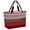 Red, variant on Yellow Grey Beach Bag for Women, Large Breathable Mesh Beach Tote Bag, Vintage Stripe Farmhouse Wood Grain Ombre Sandproof Lightweight Travel Bags for Vacation Picnic Swimming Pool 15.7"x15.7"x9.1"