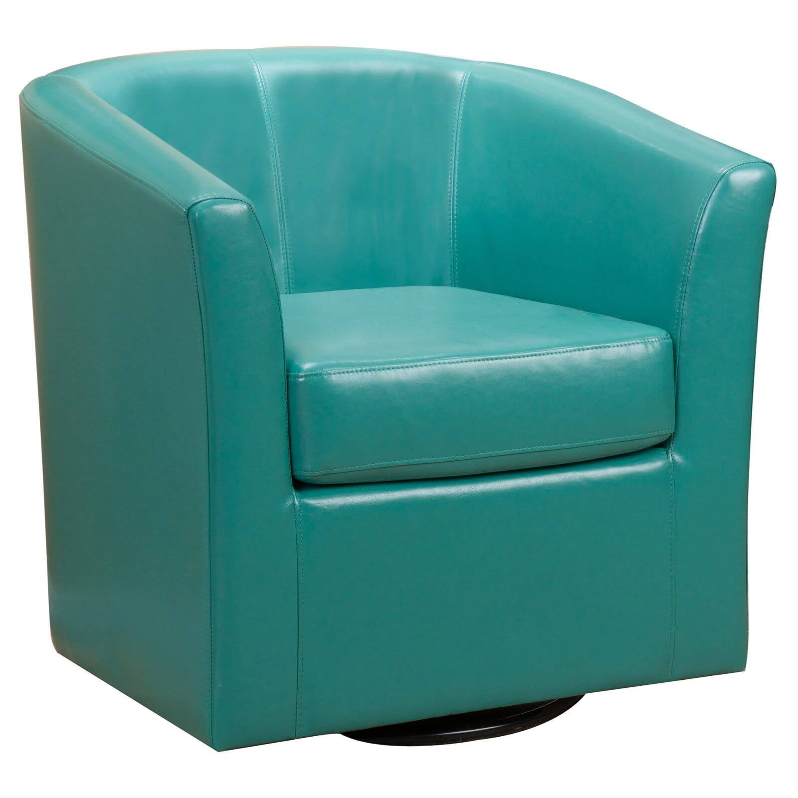 Swivel Barrel Chair Com, Leather Swivel Tub Chair