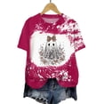 thumbnail image 4 of COMVALUE Plus Size Halloween Shirts for Women: Spooky Season Graphic T-Shirt Cute Pumpkin Print Oversized Fall Tee Tops Hot Pink L, 4 of 5