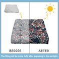 thumbnail image 6 of Exotic Mandala Meditation Pouf - Oversized Square Floor Pillow for Cross-Legged Sitting & Relaxation, 6 of 7