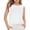 White, variant on Povozer Girls' Tees Short Sleeve Cotton Girls Short Sleeve Crop Tops Kids Fashion Oversized Cute Crew Neck Cropped Athletic T Shirts Trendy Tee for 5-6 Years,Blue