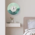 thumbnail image 4 of Decorative Round Wall Clock, Non Ticking Silent Wall Clock, Battery Operated Quartz, Easy To Read, 12 Inch 1000mAh Quiet Wall Clock for Living Room, 4 of 7