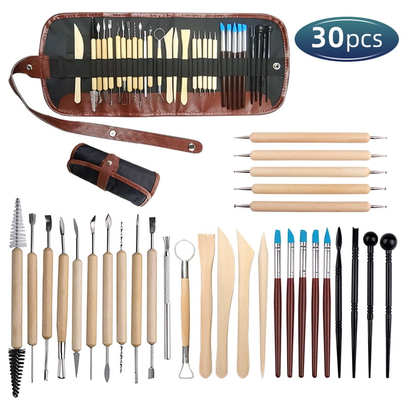 Arteza Outils de poterie et de sculpture d'argile, lot de 22 pièces