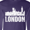 thumbnail image 4 of Inktastic London England City Skyline with Grunge Long Sleeve T-Shirt, 4 of 5