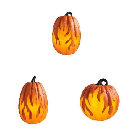 

Flame Lighted Pumpkins Pumpkin Battery Powered Flame Lighted Pumpkin Party For Home Latex Balloons Light up Glow Lights for Party Shoe Light Mini Light Fixture Light Light Bulbs Small Glow in The Dark
