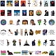 thumbnail image 2 of Travis Scott 50pcsPegatinas de vinilo de rapero Cool, 50 Uds., pegatinas de cantante para ordenador portátil, botellas de agua, teléfono, monopatín, coche, bicicleta, motocicleta,, 2 of 4