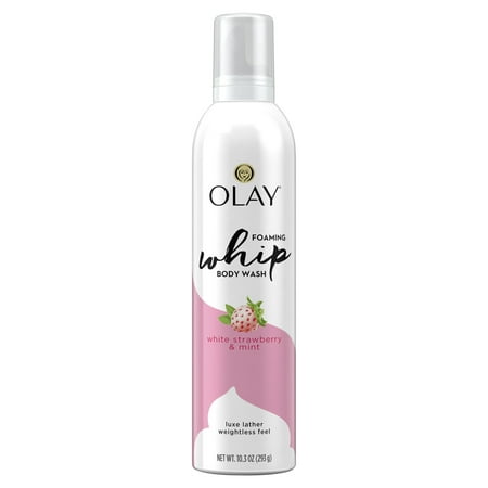 Basil Mint Body Wash - (2 pack) Olay White Strawberry and Mint Scent Foaming Whip Body Wash for Women, 10.3 oz