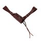 thumbnail image 1 of Percha colgante de cuero sintético rosa vaporoso, accesorio para caballero, ideal para cosplay deportivo. Marrón diestro, 1 of 8