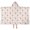 White Highland Cow, variant on White Highland Cow Flower Pattern Hooded Bath Towel,50"x30" for Ages 3 To 12 Kids, Quick Dry Lightweight Soft Microfiber Hood Beach Towel Cover Up for Kids