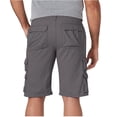 thumbnail image 4 of Men's Workwear Multi Pocket Shorts, Cargo Trousers, Loose Straight Leg Casual, Lightweight Breathable Quick Dry, for Hiking Outdoor Travel Fishing, Everyday | AKLJWH,Dark Gray 2XL, 4 of 5