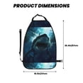 thumbnail image 2 of Naloa Undersea Shark 2Pcs Anti-Kick Back Seat Cover Kick Mat, Car Seat Protector with 3 Storage Pockets, 2 of 8