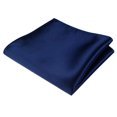 thumbnail image 1 of Men‘s Satin Solid Plain Color Handkerchief Hanky Pocket Square for Wedding Party, 1 of 11