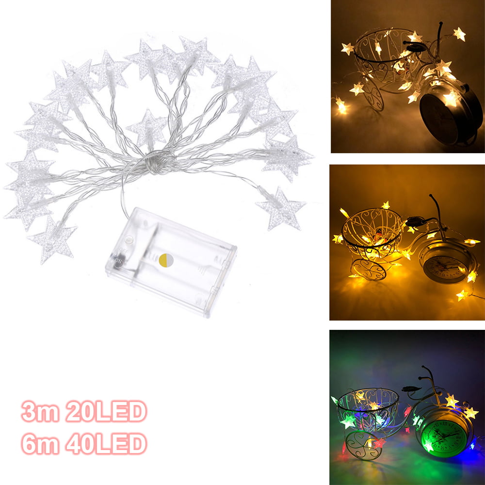Details about   6m 20 LED Light String Plastic Bulb Lamp Indoor Decor 