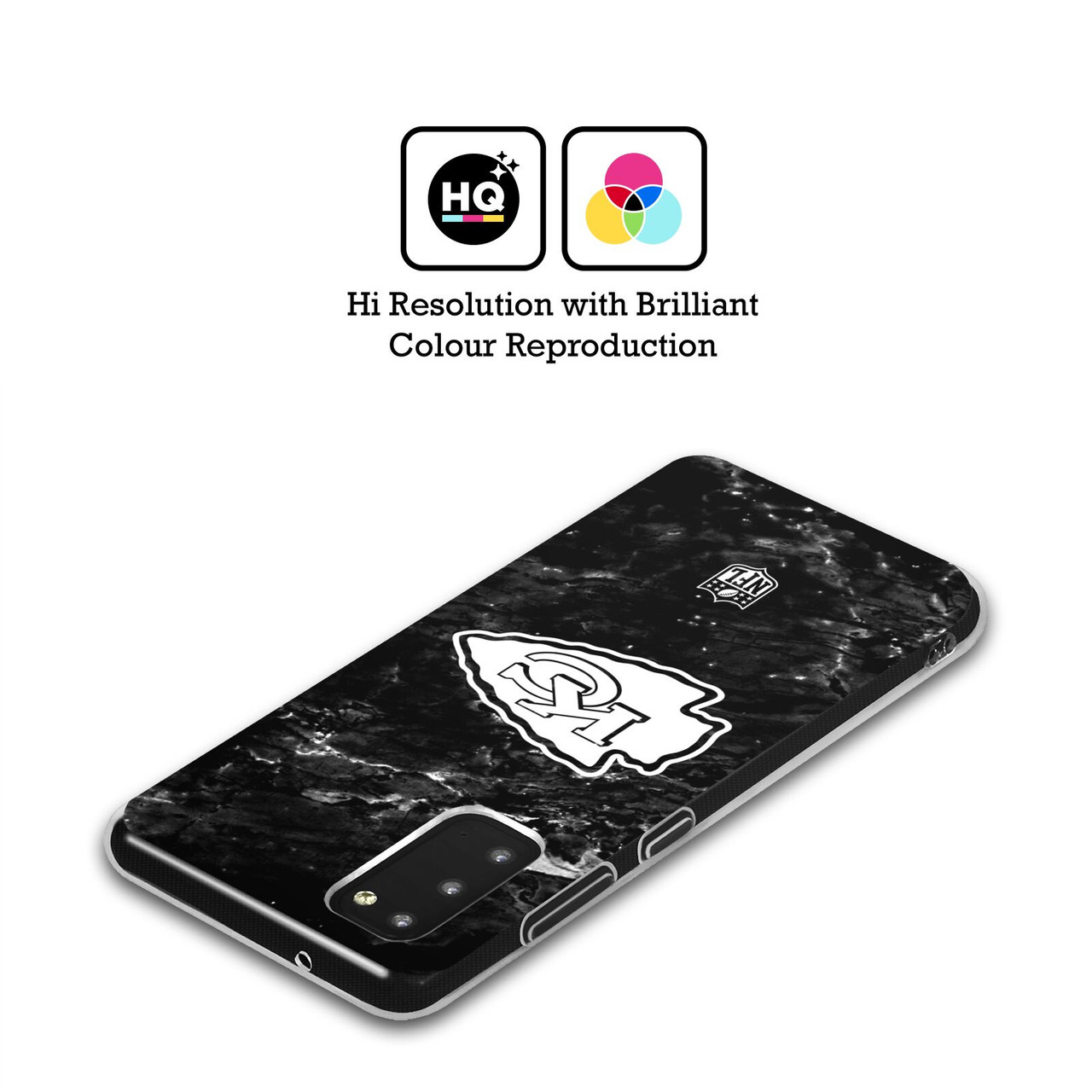 Head Case Designs NFL Kansas City Chiefs Artwork Marble Soft Gel Case for Samsung Galaxy S23 FE 5G