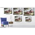 thumbnail image 6 of Farmhouse Wall Art, Barn and Vintage Windmill Picture Canvas Wall Art, Red Old Truck Canvas Prints, Vibrant Spring Country Landscape Prints for Farmhouse Living Room, Bedroom Wall Decor 12x18 Inches, 6 of 6