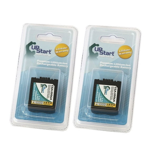 2x Pack - UpStart Battery Leica V-Lux 1 Battery - Replacement for Leica BP-DC5 Digital Camera Battery (1000mAh, 7.4V, Lithium-Ion)