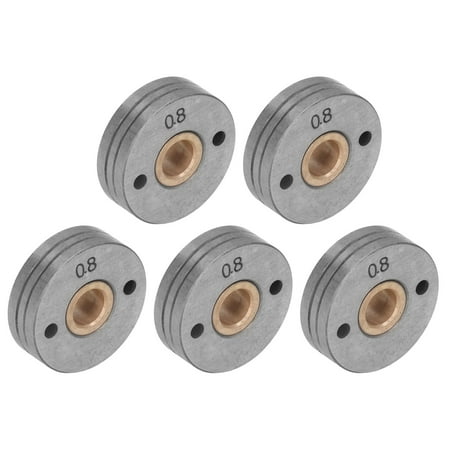 

Weld Wires Roller Wire Feeder Wheel 5PCS Compact Size Fine Machining With 0.8-1.0mm Width For BINZEl 15AK 24KD 36KD