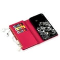 thumbnail image 2 of Wallet Case For iPhone 16e ,Glitter Sparkly Bling Flip Leather Zipper Pocket Magnetic Wallet Case with 9 Card Slot Kickstand Strap Phone Case For iPhone 16e, 2 of 16