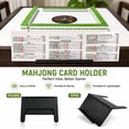 thumbnail image 4 of Mahjong Card Holder for Table, Under Mat Slide in Stand Angled Viewing Rack Foldable 3D Printed Space Saving Accessory for American Mahjong Mat, 4 of 5