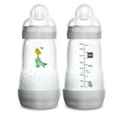 MAM Easy Start Anti-Colic Bottle, 9 oz, Unisex, 2 pack