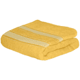 thumbnail image 1 of Toalla Baño Completo colores varios, 150x80cm - 600gr Suave Y Absorbente- Cenefa Bordada - AMARILLA 1, 1 of 6