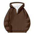 thumbnail image 1 of Uinagy Men's Quarter Zip Hoodie, 1 of 7