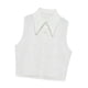 thumbnail image 5 of Blusa de media blusa con cuello falso y accesorio creativo para uso diario en graduación. M, 5 of 9