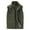 Army Green, variant on Plus Size Fleece Vest for Women Full Zip up Sleeveless Jackets Warm Coat Outerwear with PocketsFall Winter Clothes