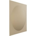 thumbnail image 2 of Ekena Millwork 19 5/8"W x 19 5/8"H Sloane EnduraWall Decorative 3D Wall Panel, UltraCover Satin Smokey Beige (Covers 2.67 Sq. Ft.), 2 of 6