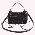 thumbnail image 3 of Bolso Mano Axila Hombro Fruncido para Mujer Hobo Cuero PU Con Lazo, 3 of 9