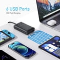 thumbnail image 3 of Estación de carga AnnTane Power Strip USB C de 140 W con 8 puertos, 3 of 7